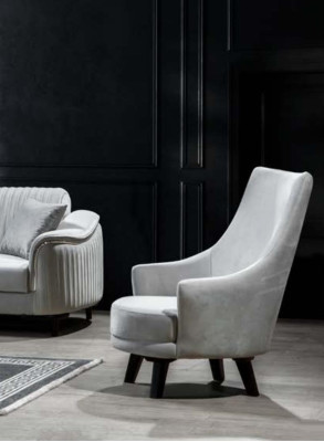Sofà set di lusso, divano salon 331 poltrona moderna 3 pz.