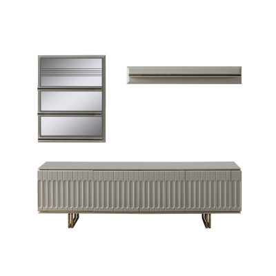 Lusso parete televisiva salotto rtv Mobile TV supporto consolle mobile scaffale parete abitabile