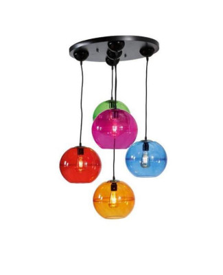 Design Lampadario Lampade a Soffitto Moderne Argento Lampada da Parete Colorata