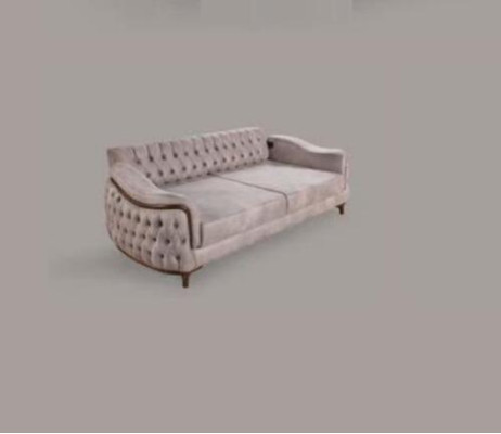 Sofà Set Set di divani Set completo Divano Poltrona Arancione 3+3+1 Posto Mobili