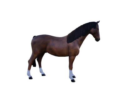 Cavallo statua decorativa in figura a grandezza naturale sculture giardino decorazioni figure 250cm.