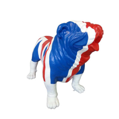 Decorazione da giardino Jack Union Bulldog Statue Figurine Decorativa Statua Sculture Figure