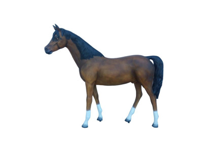 Cavallo statua decorativa a grandezza naturale scultura giardino decorazioni figure 230cm