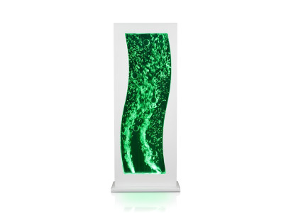 Colonna d'acqua parete d'acqua Cascata a LED Parete divisoria Design di lusso Arredamento in metallo