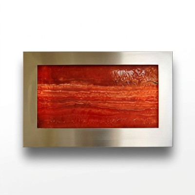 LED parete d'acqua Colonne d'acqua Designer Cornice di immagine cascata 90x60