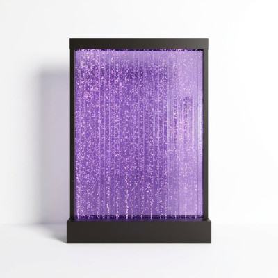 Pannello a parete divisoria acqua LED parete d'acqua design decorativo illuminato.