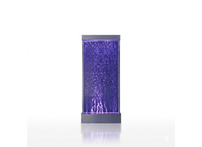 Colonna d'acqua parete d'acqua Cascata di acqua Led Design di lusso Arredamento Metallo