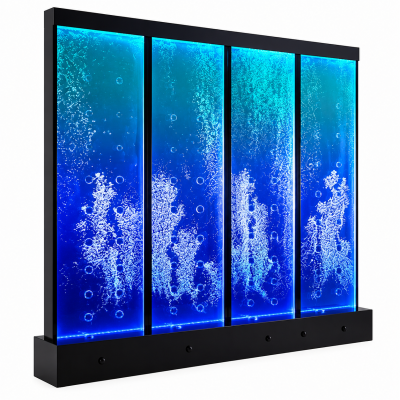 Moderno parete divisoria Pareti d'acqua Parete d'acqua decorativa a LED parete illuminata.