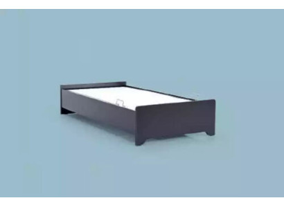Letto per bambini letto per ragazzi in legno con morbido 100x200cm.