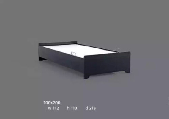Letti Design moderno Mobili di lusso per bambini Letti per bambini neri Novità per bambini