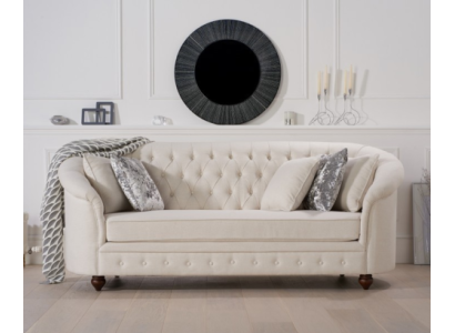 Beige Royal Divano - Mobili di design imbottiti di lusso Chesterfield