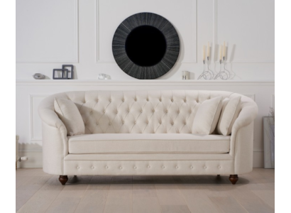 Beige Royal Divano - Mobili di design imbottiti di lusso Chesterfield