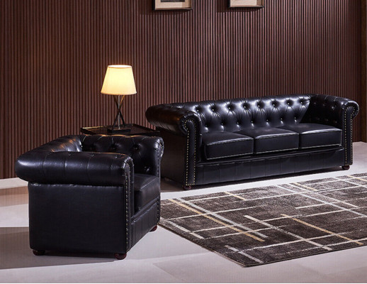 Beige Royal Divano - Mobili di design imbottiti di lusso Chesterfield