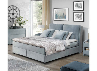 Boxspring letto hotel imbottito di lusso matrimoniale matrimoniale 140 160 180