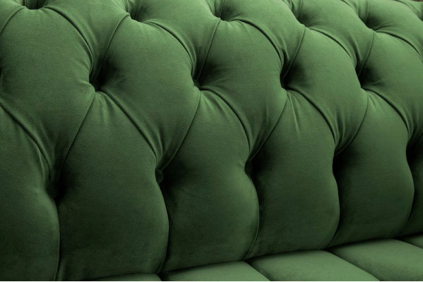 Divano Chesterfield 2 posti imbottito in tessuto in pelle divani sofà.guida