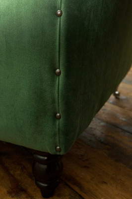 Divano Chesterfield 2 posti imbottito in tessuto in pelle divani sofà.guida