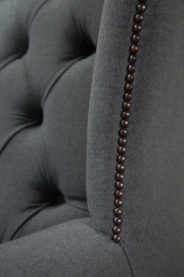 Chesterfield Design Divani in stile lusso in tessuto Tessuto Poltrone Letto 1 posto Divano Imbottito
