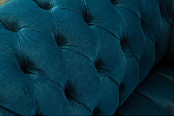 Chesterfield poltrona divano da TV 1 posto tessuto stoffa poltrone imbottita 131