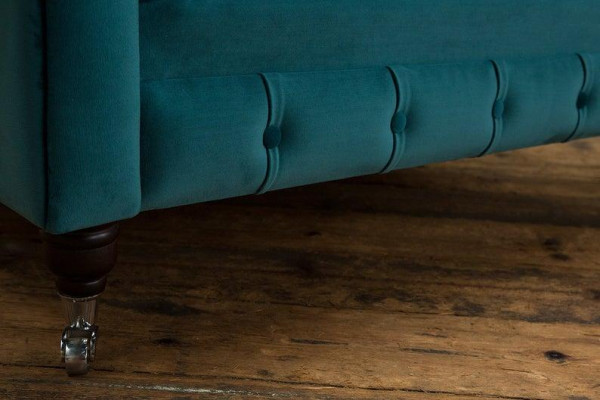 Chesterfield poltrona divano televisivo 1 posto divano tessuto stoffa divani imbottiti 136