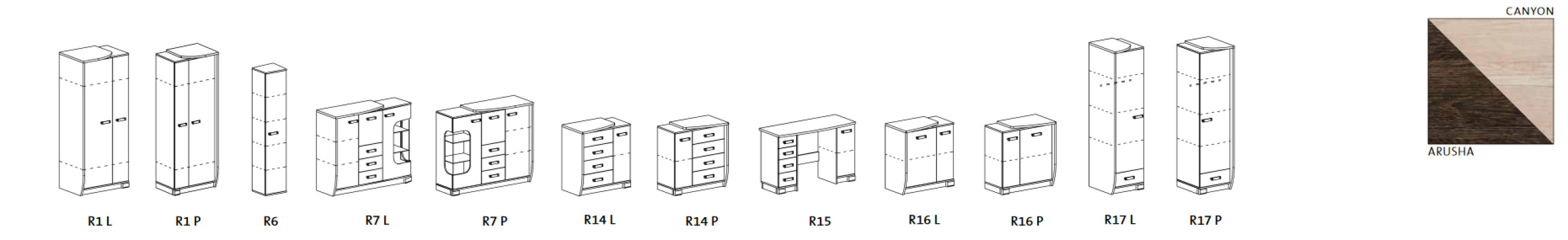 Armadio guardaroba Design Camera da letto Mobili Scaffale Multifunzione Armadi