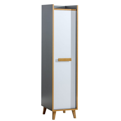 Armadio alto a una porta Armadio multiuso con cassetti Scaffale per soggiorno