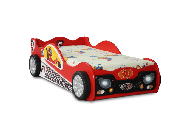 Stanze dei bambini Letti Singoli Letti Singoli Auto Designer Letto Rosso Mobili Eleganti