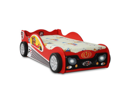 Stanze dei bambini Letti Singoli Letti Singoli Auto Designer Letto Rosso Mobili Eleganti