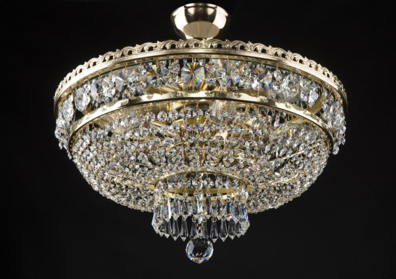 -Lampadario Luce Lampada da soffitto Lampadario Lampada di cristallo Luster Boemia