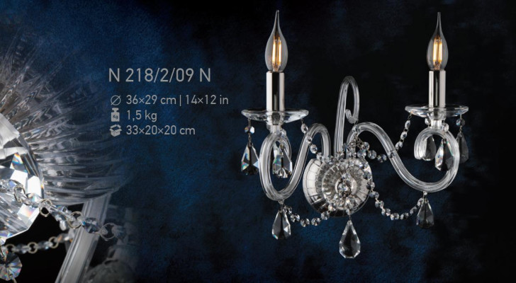 Elite Bohemia Applique stile lampadario Lampenwelt Lampadario a parete Lampadario a parete Nuovo