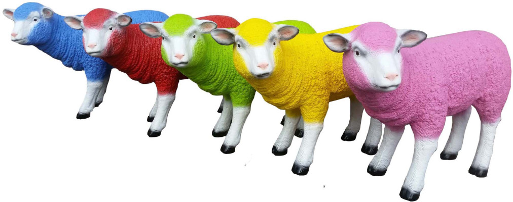 Statua astratta di decorazione figura scultura 35 cm, figure statue sculture creatura nuova.