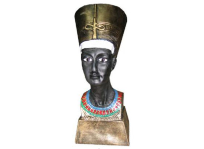 Egitto scultura Nefertiti figura statua figure statue stile antico 32cm busto