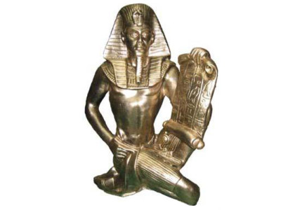 Egitto Scultura Ramses II Statua in plastica Figure Statue Stile antico 25 cm