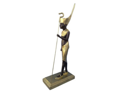 Dio egizio Khnum statua figura statue figure sculture 60 cm stile antico