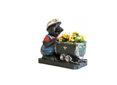 Vaso per fiori Talpa Farten Decorazione Statua Scultura Figura Decorativa Nuovo