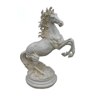 Scultura a tema cavalli in rame astratto colorato pegaso statue decorazione 64cm
