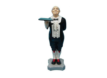 Butler figura statua figure statue scultura ristorante hotel 110cm scaffale nuovo