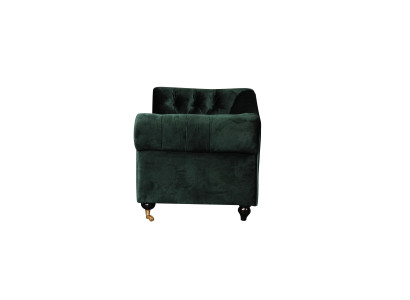 Chesterfield 2 posti Classico lusso Barocco divano in stile Rococò Tessuto Pelle Divano.