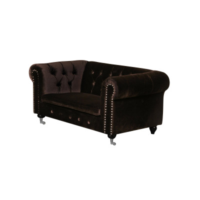 jvmoebel ® - Divano in pelle Royal Braun Sofa Divano Due posti completo di cuscini nuovo