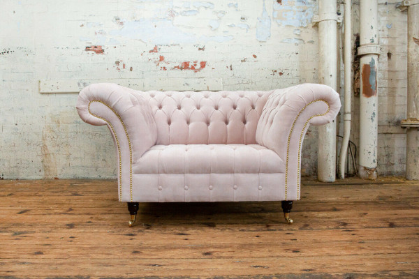 Chesterfield poltrona divano televisivo 1 posto in tessuto divani imbottiti nuovi tessuti.