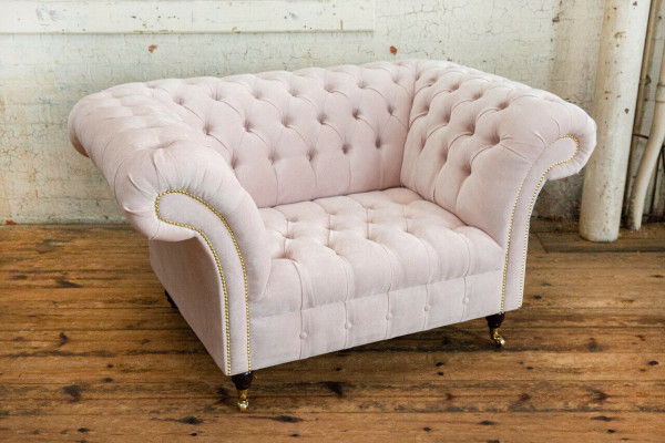 Chesterfield poltrona divano televisivo 1 posto in tessuto divani imbottiti nuovi tessuti.