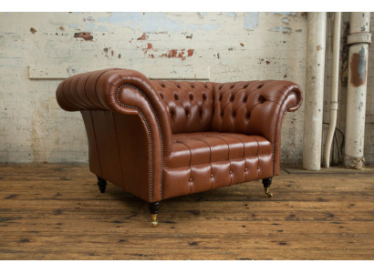 Chesterfield poltrona divano TV 1 posto divano in tessuto imbottito nuovo tessile divani