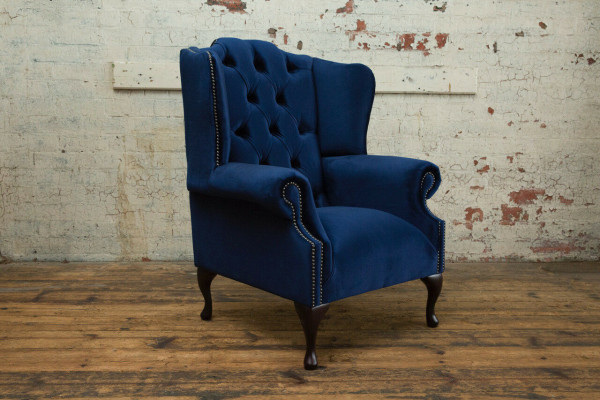 Chesterfield velluto poltrona divano imbottito divani design lusso divano relax TV nuovo