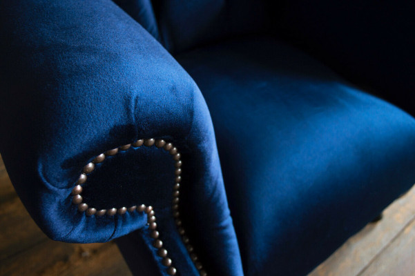 Chesterfield poltrona poltrona divano relax imbottito divano designer Royal Blue