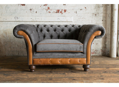 Poltrona singola Club TV originale divano Chesterfield in Inghilterra mobili nuovi