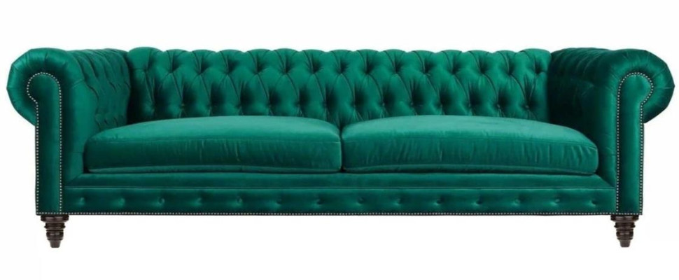 Blu Chesterfield divano moderno a tre posti design divani in tessuto mobili nuovi