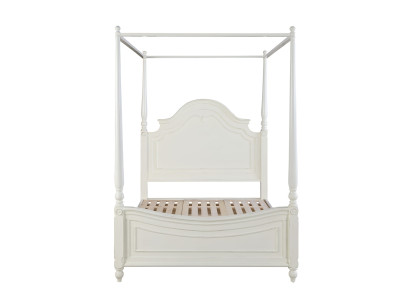 Letto a baldacchino in legno vero Design di letti di lusso Mobili da camera classici nuovi