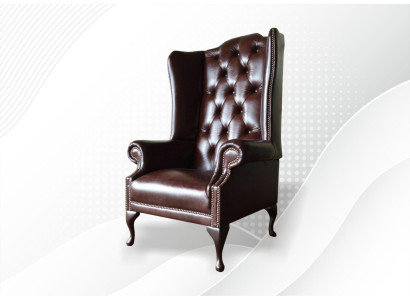 Chesterfield poltrona da orecchie divano imbottito stile antico poltrona sedia mobili classici