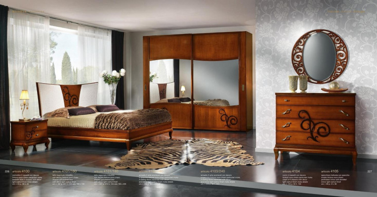 Letto Letti matrimoniali Letto moderno Struttura letto Letti Cornice letto Legno Hotel Design Nuovo