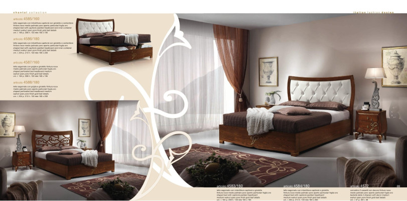 Letto matrimoniale Letti Struttura letto Letto Legno Matrimoniale Camera da letto Marrone Moderno 160x200