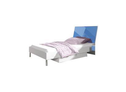 Camera da letto blu per bambini, ragazzi, composto da armadio, scrivania, letto, nuovo, 4 pezzi.